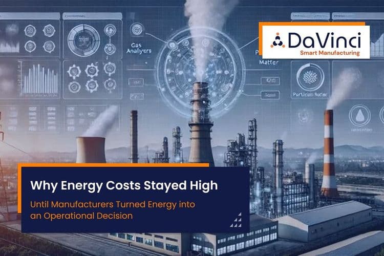 Industrial AI platform enabling energy optimization in manufacturing through real-time energy demand forecasting and peak demand management.