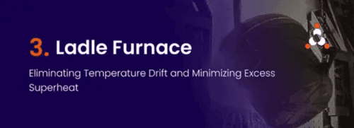 Predictive furnace intelligence stabilizing temperature and energy use in ladle furnaces